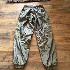Adidas Olive and Gray Track Pants